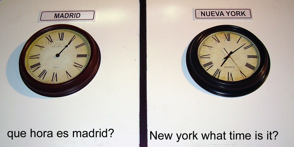 "Que Hora es Madrid - Nueva York?" de Hector Mao