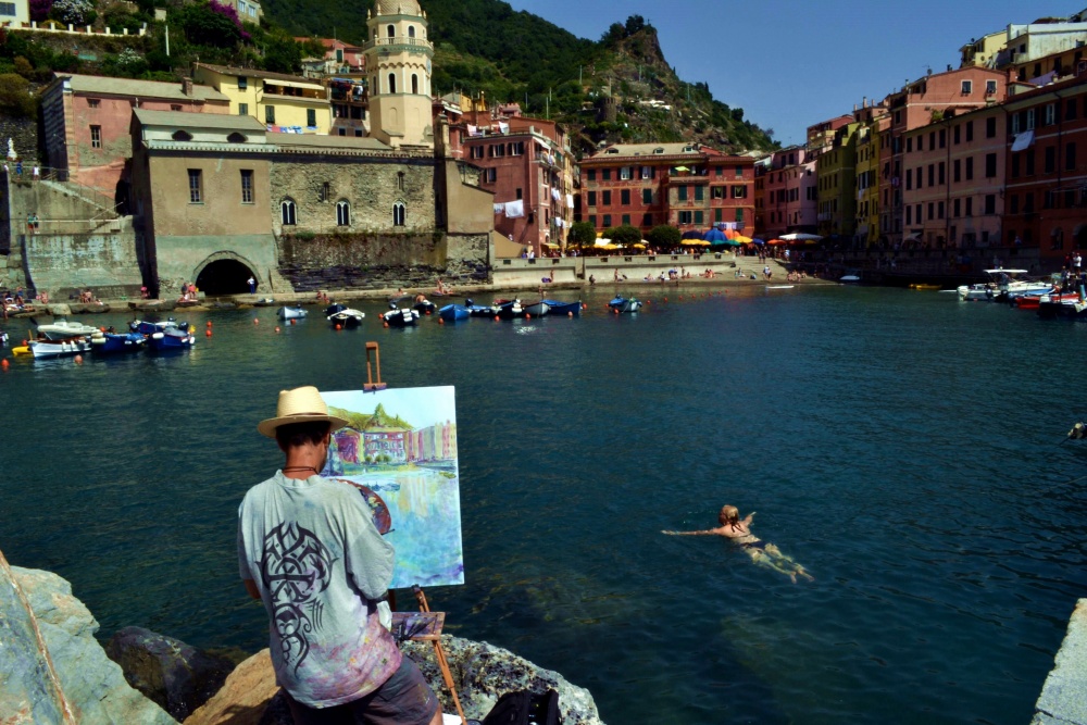"El pintor del Cinque Terre" de Veronica Delponti