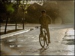 pedaleando lluvia