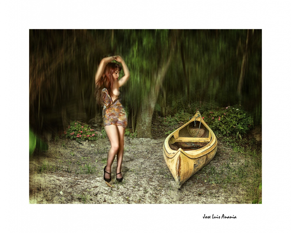 "viaje en canoa" de Jose Luis Anania