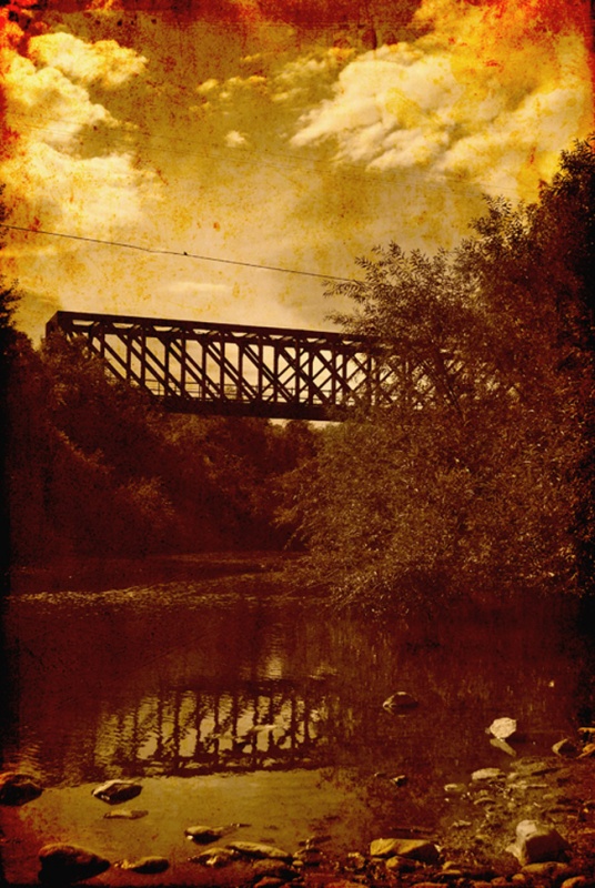 "puente ferrovario" de Claudia Avalos