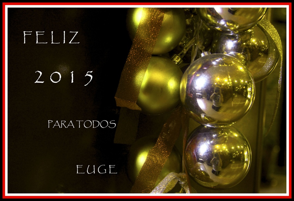 "FELIZZZZZZZ 2015 PARA TODOSSSS!!!" de Maria Eugenia Cailly (euge)