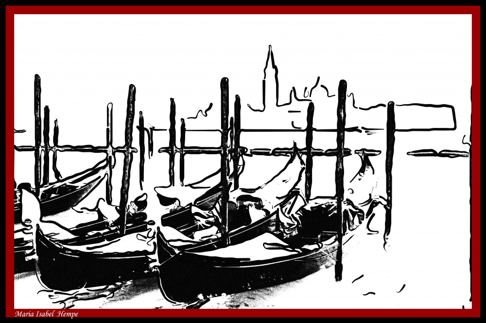 "Dibujando Venecia..." de Maria Isabel Hempe