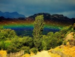 arco iris en la montaa