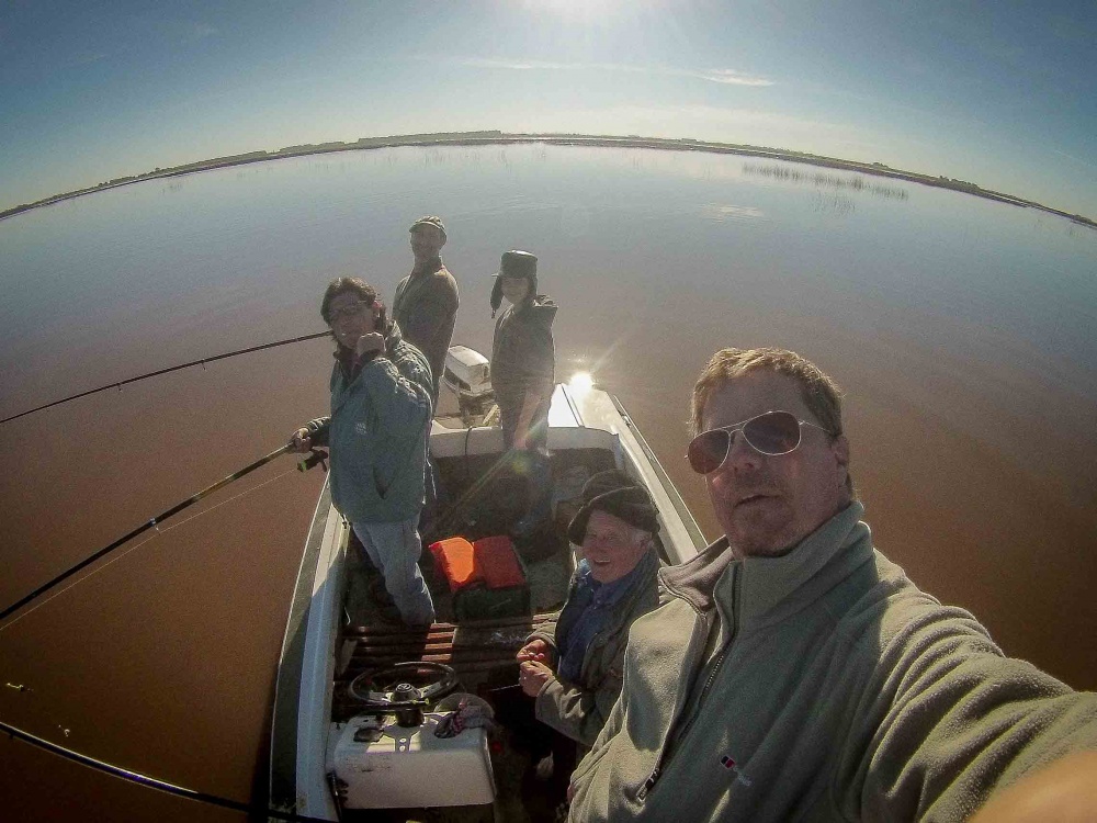 "Selfie pescadora" de Ricardo Wychlo