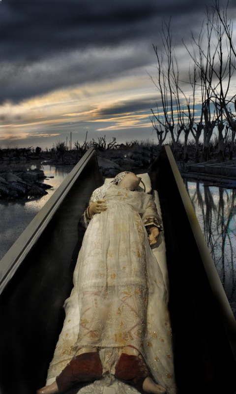 "Muerte anunciada" de Hugo Carballo (oxido)