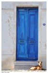 La puerta azul...