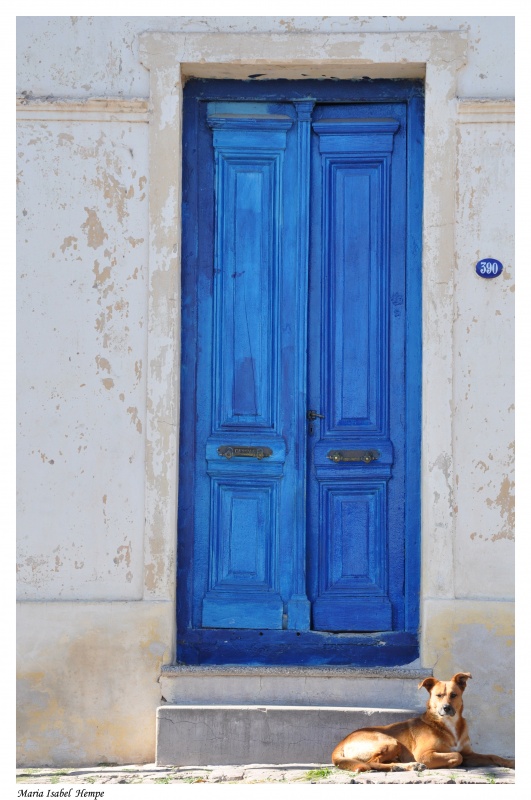 "La puerta azul..." de Maria Isabel Hempe