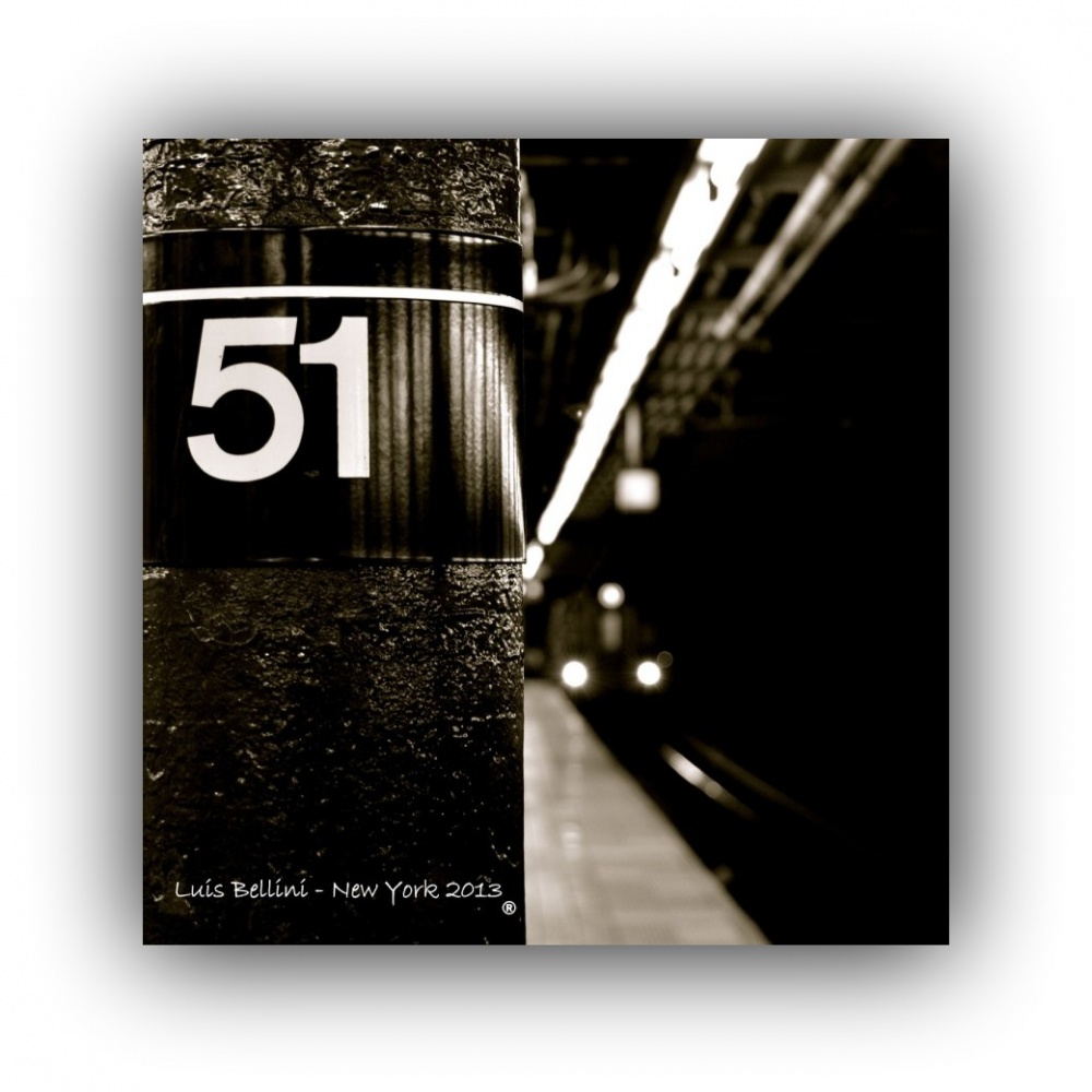 "Estacin 51 Metro NYC" de Luis Alberto Bellini