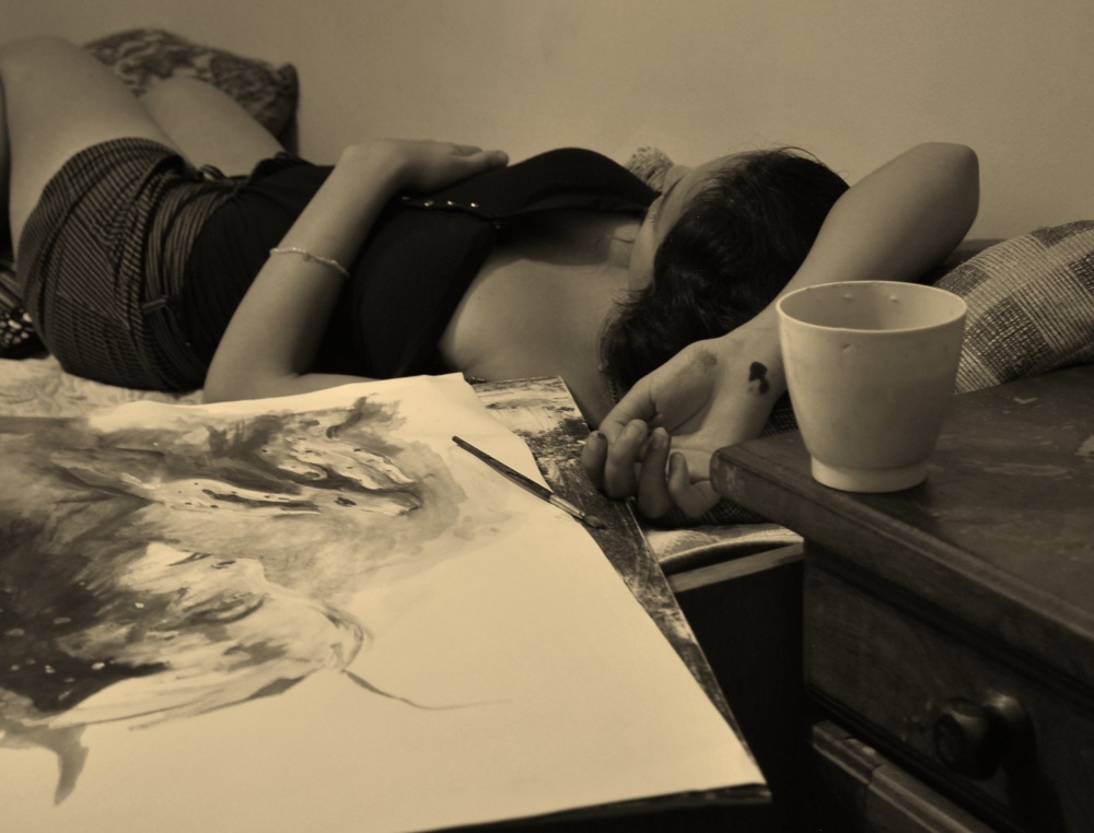 "El descanso del artista" de Ana Vaccari
