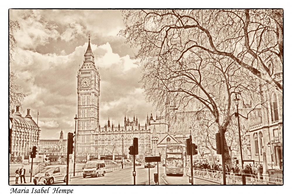 "Londres de otros tiempos..." de Maria Isabel Hempe