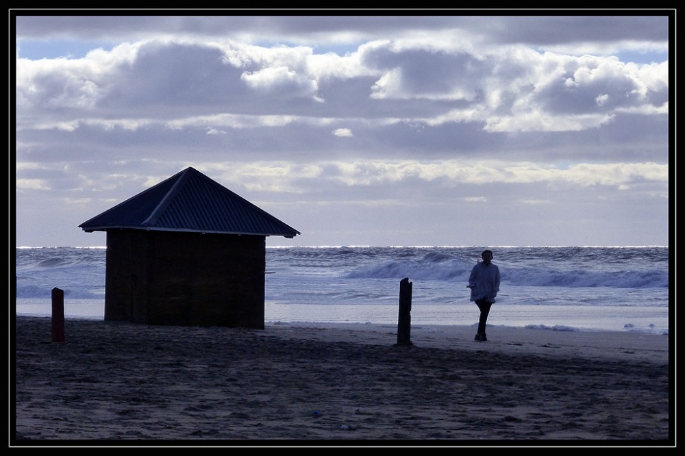 "Un da nublado en la playa" de Mascarenhas Cmara. Juan de Brito