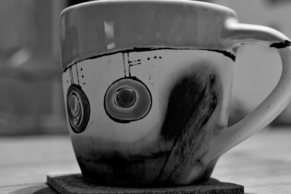 "Una buena taza de caf con leche" de Carlos D. Cristina Miguel