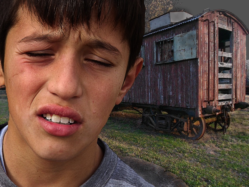 "El chico del vagn de tren" de Ricardo S. Spinetto