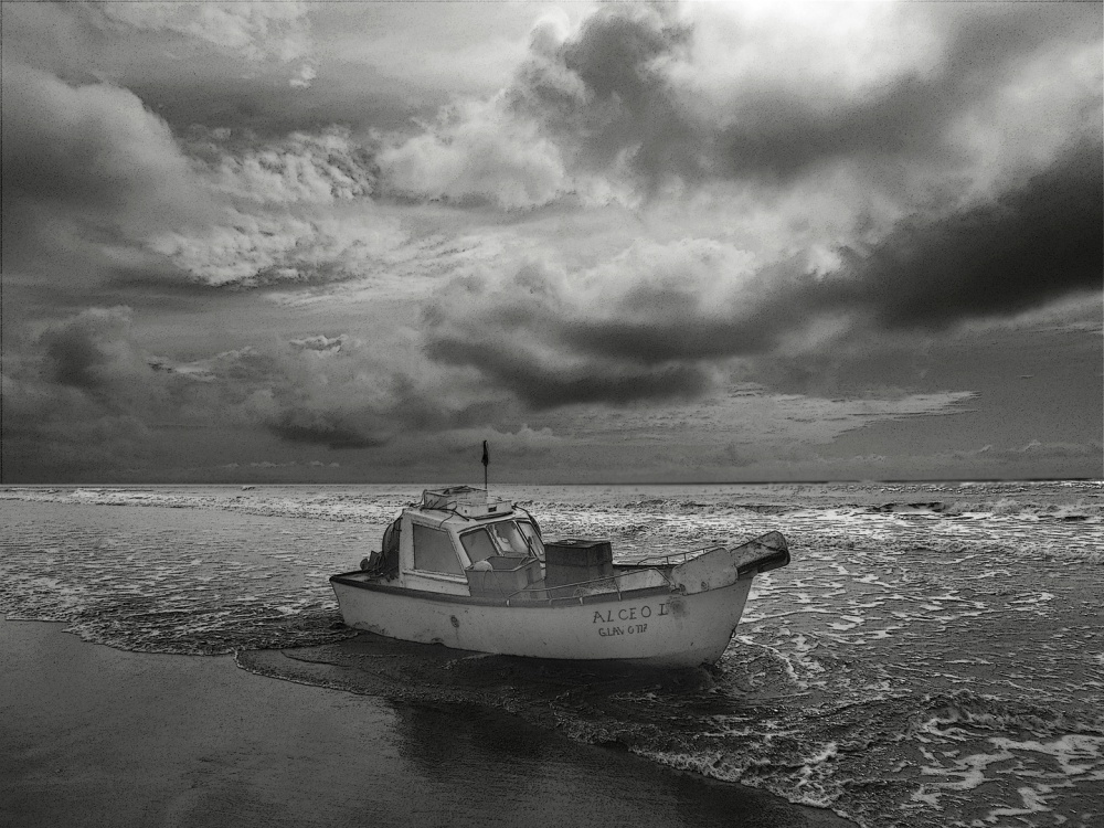 "Barco de pescadores" de Ricardo S. Spinetto