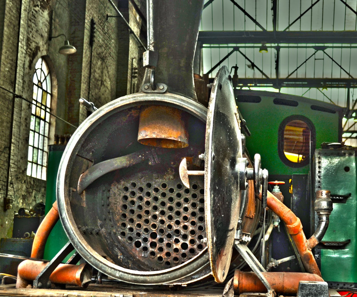 "Antigua maquina de Ferrocarril" de Hector Mao