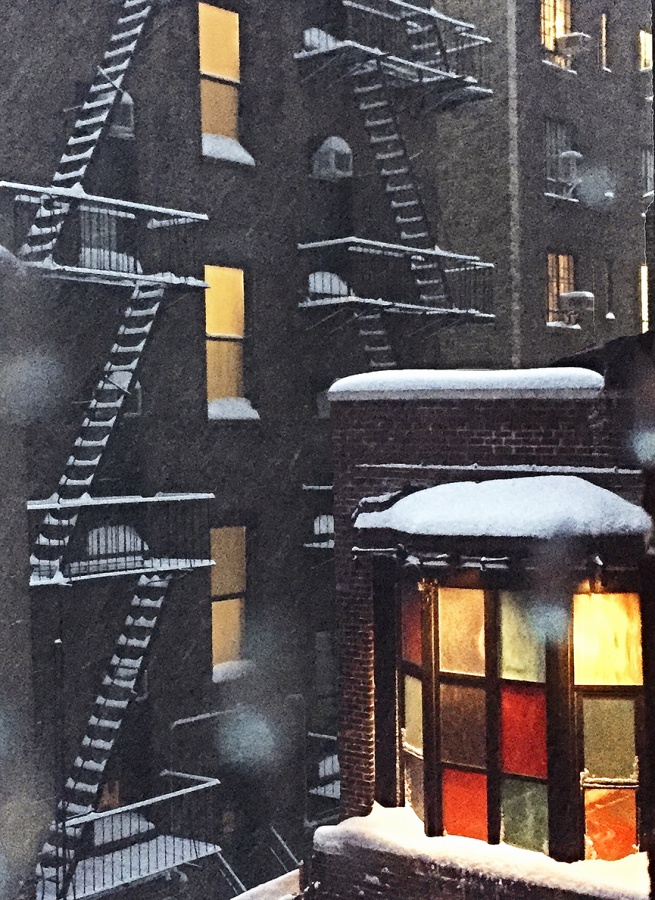 "Escala de fro con clida ventana. Nieva." de Pablo Miguel Barenboim