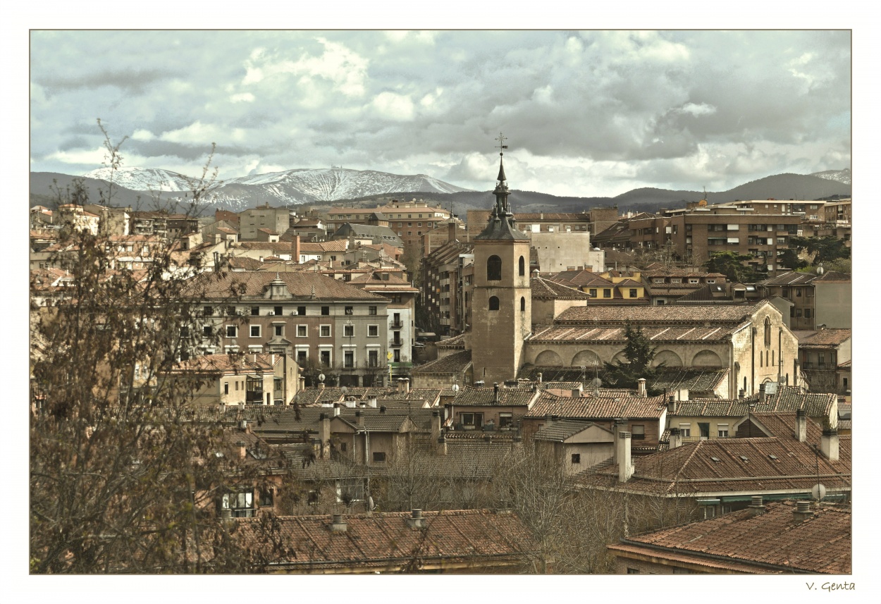 "Segovia en ocres" de Viviana Genta
