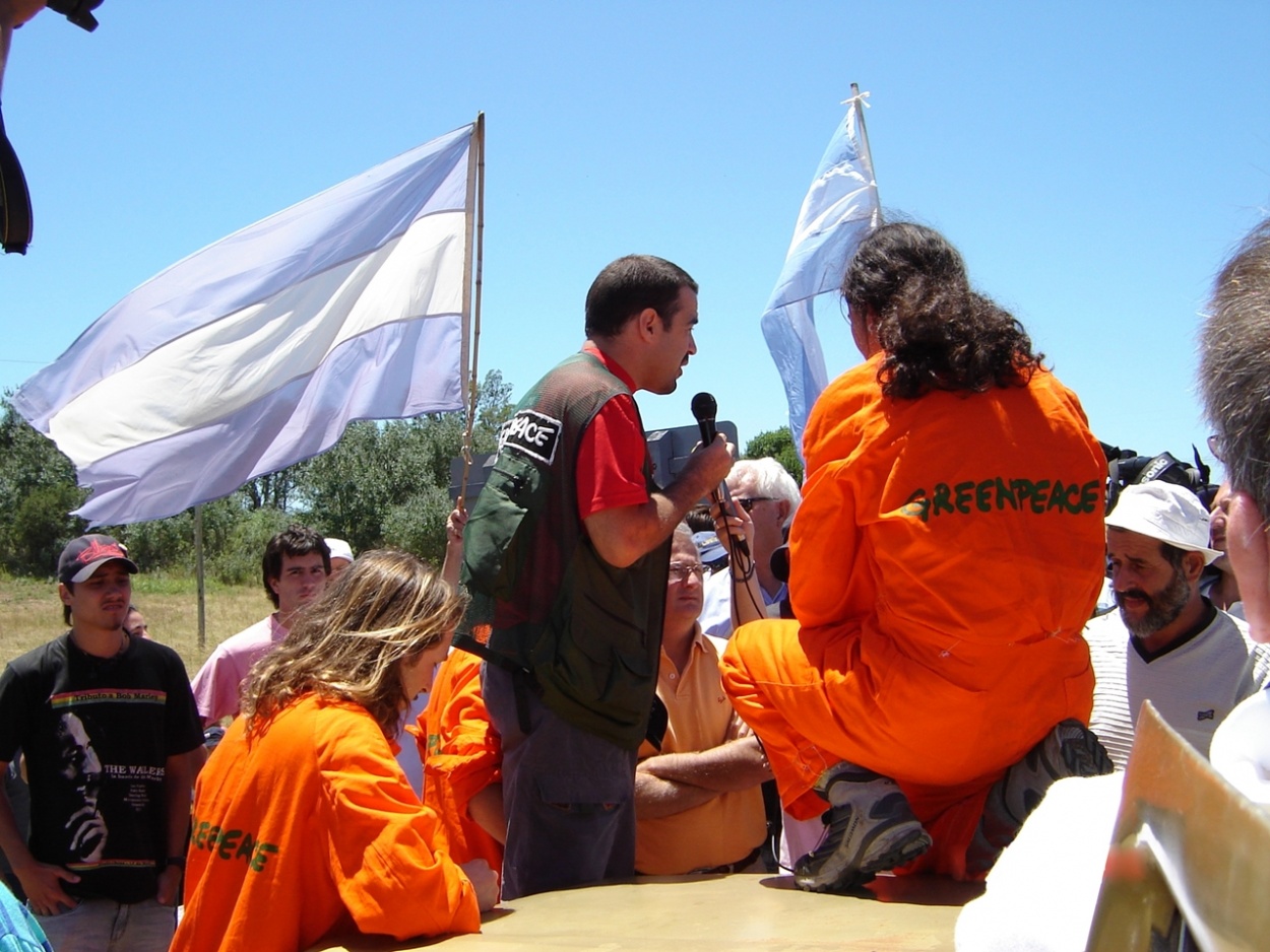 "Greenpeace en Gualeguaych" de Alejandra Crimella
