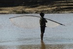 Pesca con red tijera