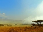 nubes en el Ngorongoro
