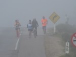 Maratonistas en la ruta