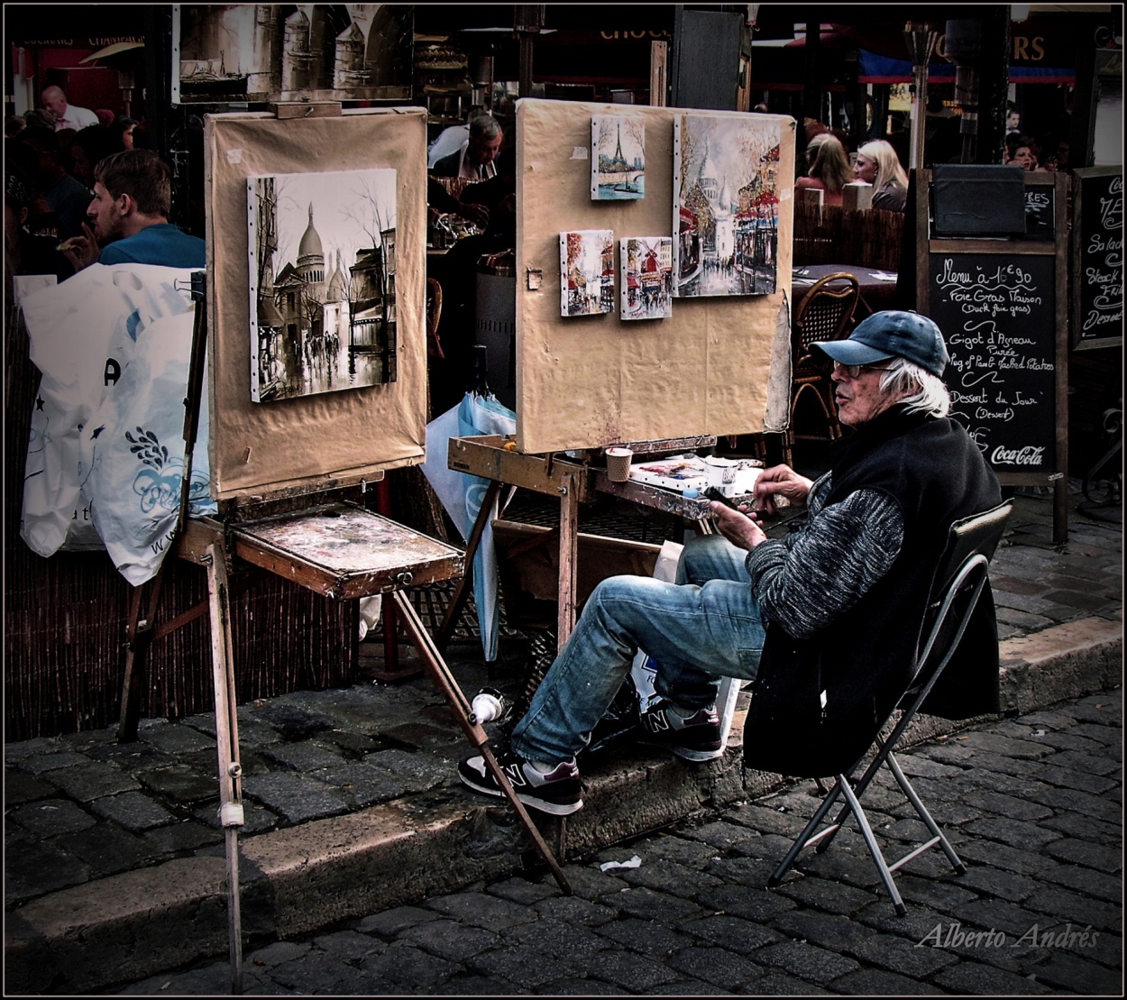 "El Pintor de Montmartre" de Alberto Andrs Melo