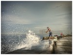 Pesca en el Malecon...
