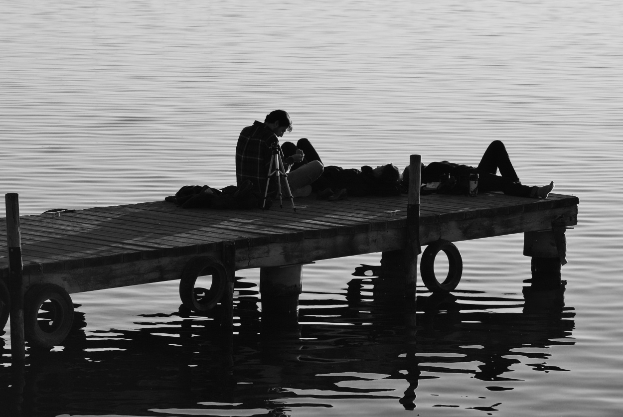 "Sitting on the dock of the bay" de Carlos Snchez Vaquero