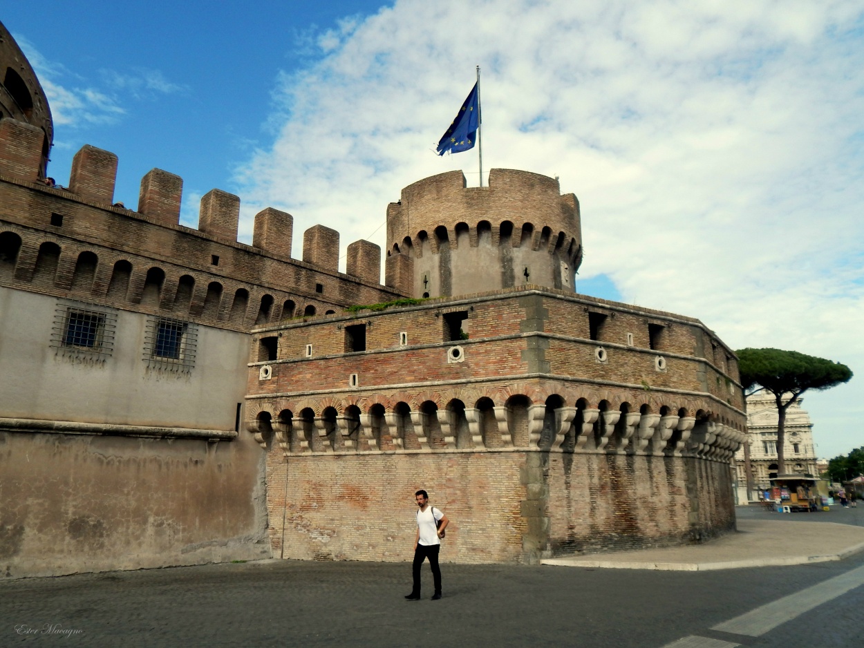 "Castillo Sant` Angelo - Roma - Italia -" de Ester Francisca Macagno