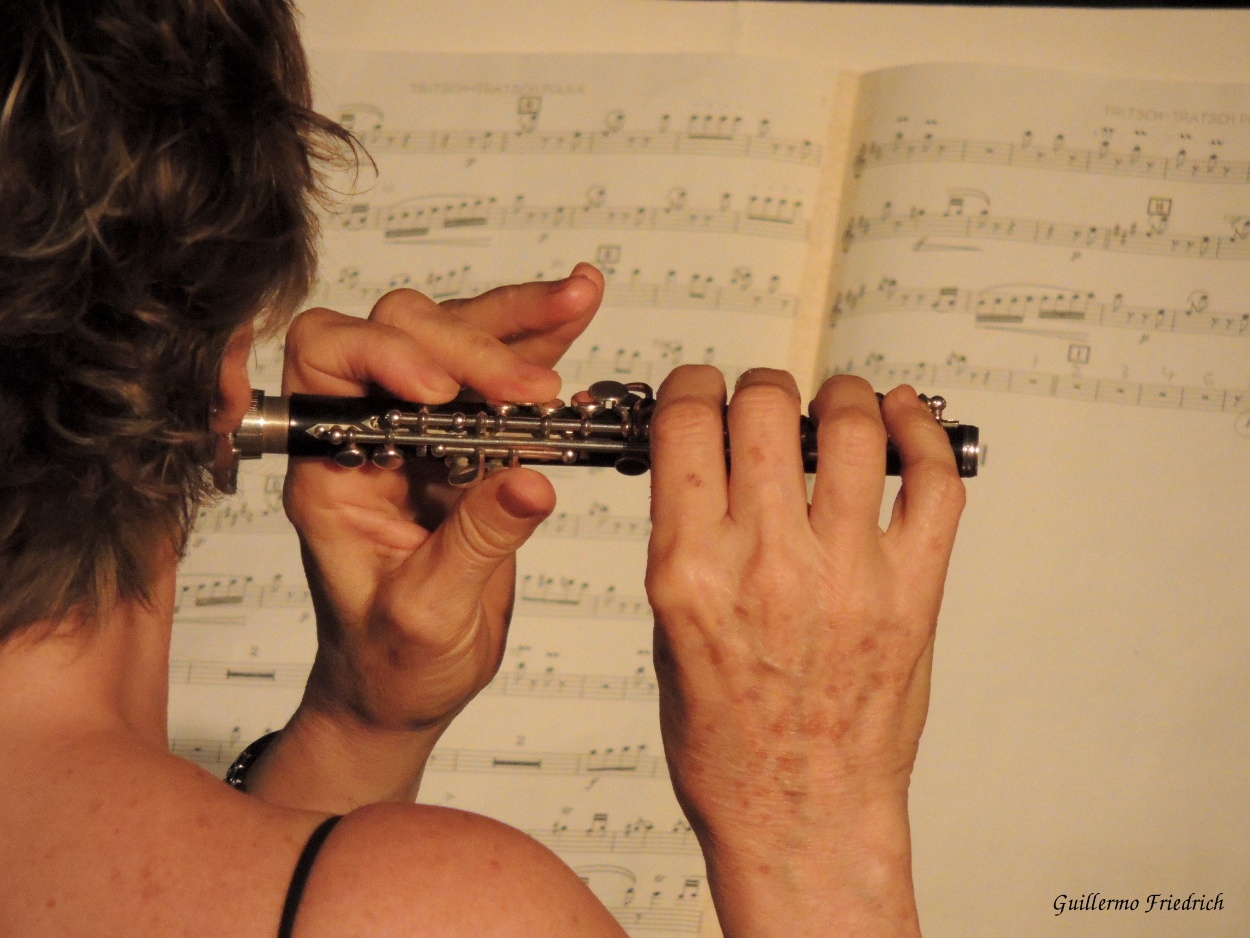 "La flautista" de Guillermo Friedrich