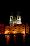 de noche por Praga
