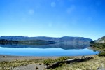 Lago Caviahue con algo de flare