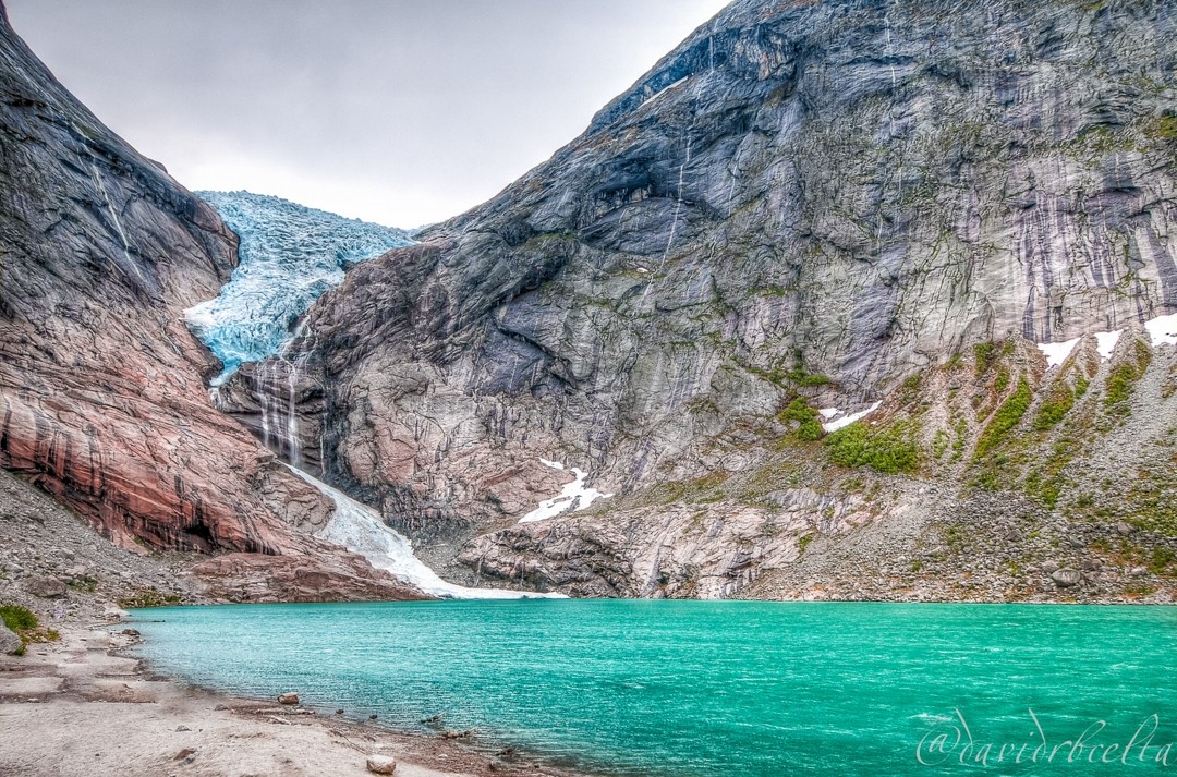 "Norge 051 Briksdal Glacier" de David Roldn