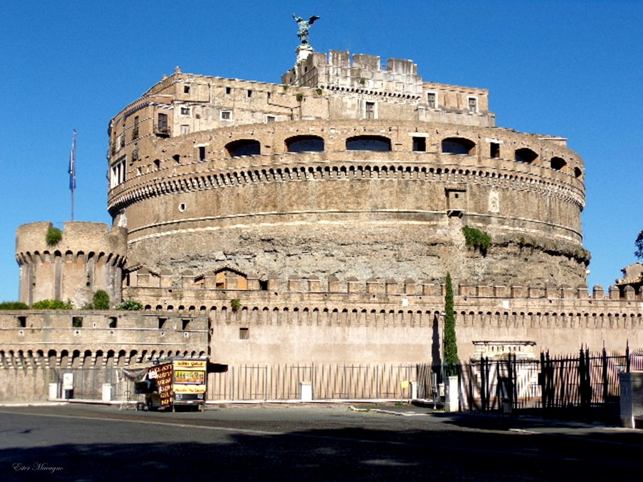 "Castillo Sant` Angelo Roma Italia." de Ester Francisca Macagno