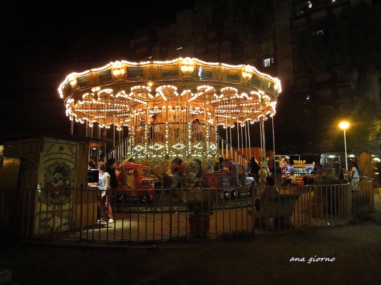"Carrousel de noche" de Ana Giorno