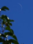 Luna y Venus a las 13:00:22 de hoy