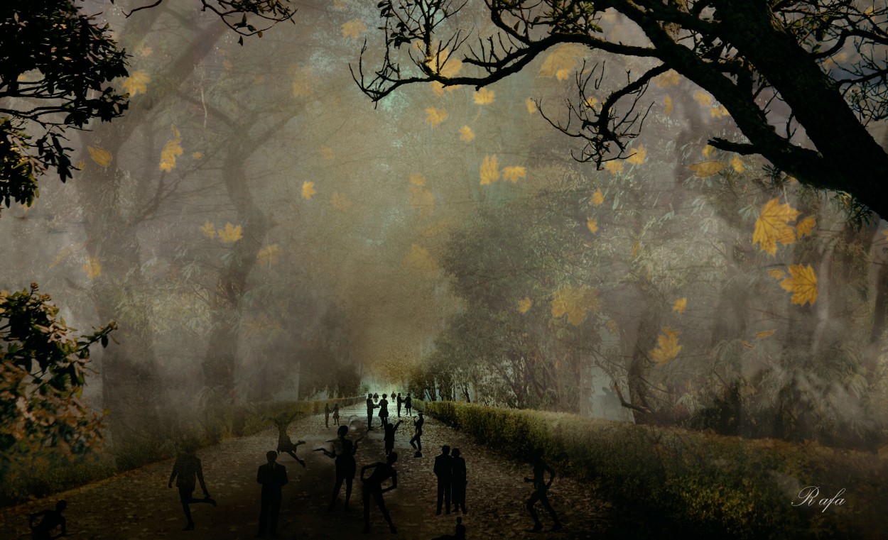 "Otoo todos en el parque." de Rafael Garcia Garcia-diego