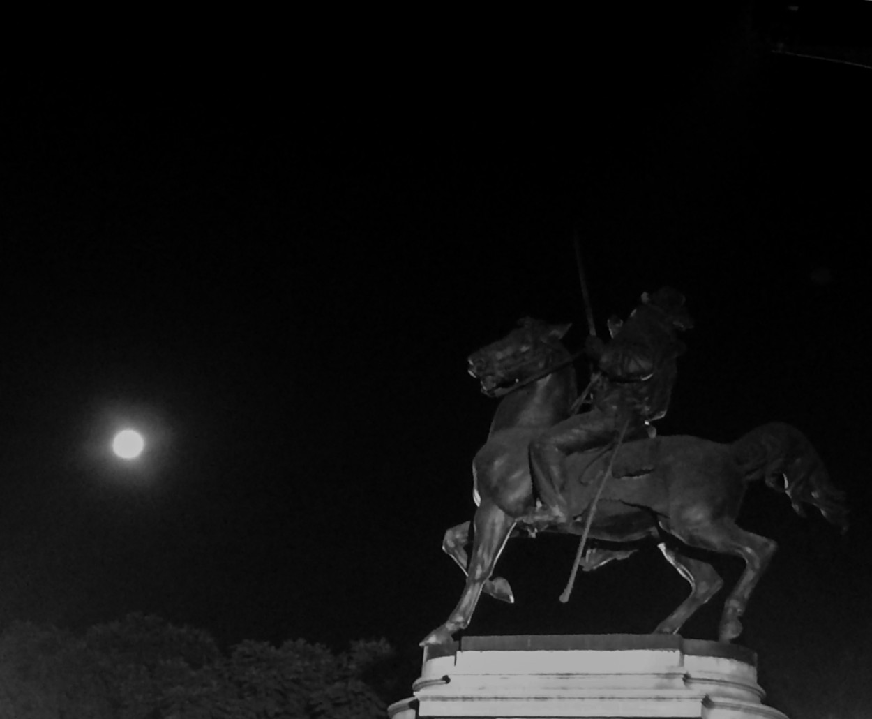 "Garibaldi saluda a la luna" de Fabin Beltramino