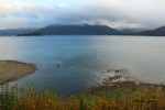 Lago Nahuel Huapi y Ro Correntoso al atardecer