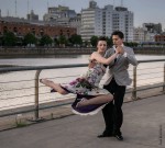 Bailarines en Pto Madero