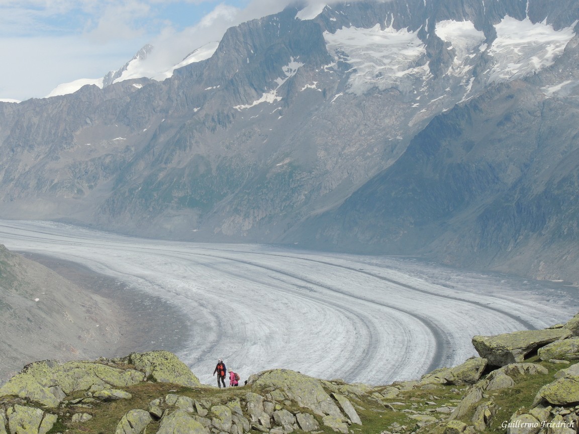 "Glaciar Aletsch" de Guillermo Friedrich