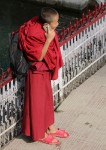 Joven estudiante tibetano.