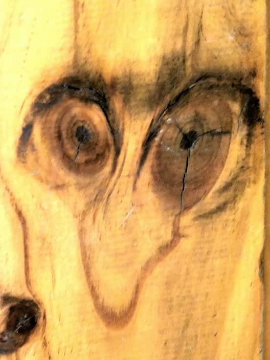 "La cara en la madera" de Silvina Errotabehere