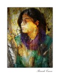 `Retratos de medianoche` Muchacha con bufanda