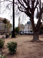 Plaza de Mayo entonces.