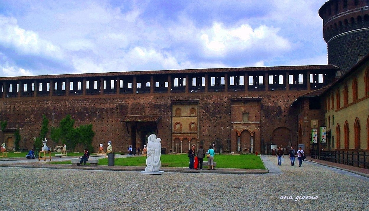 "Palacio Sforza, Milano" de Ana Giorno