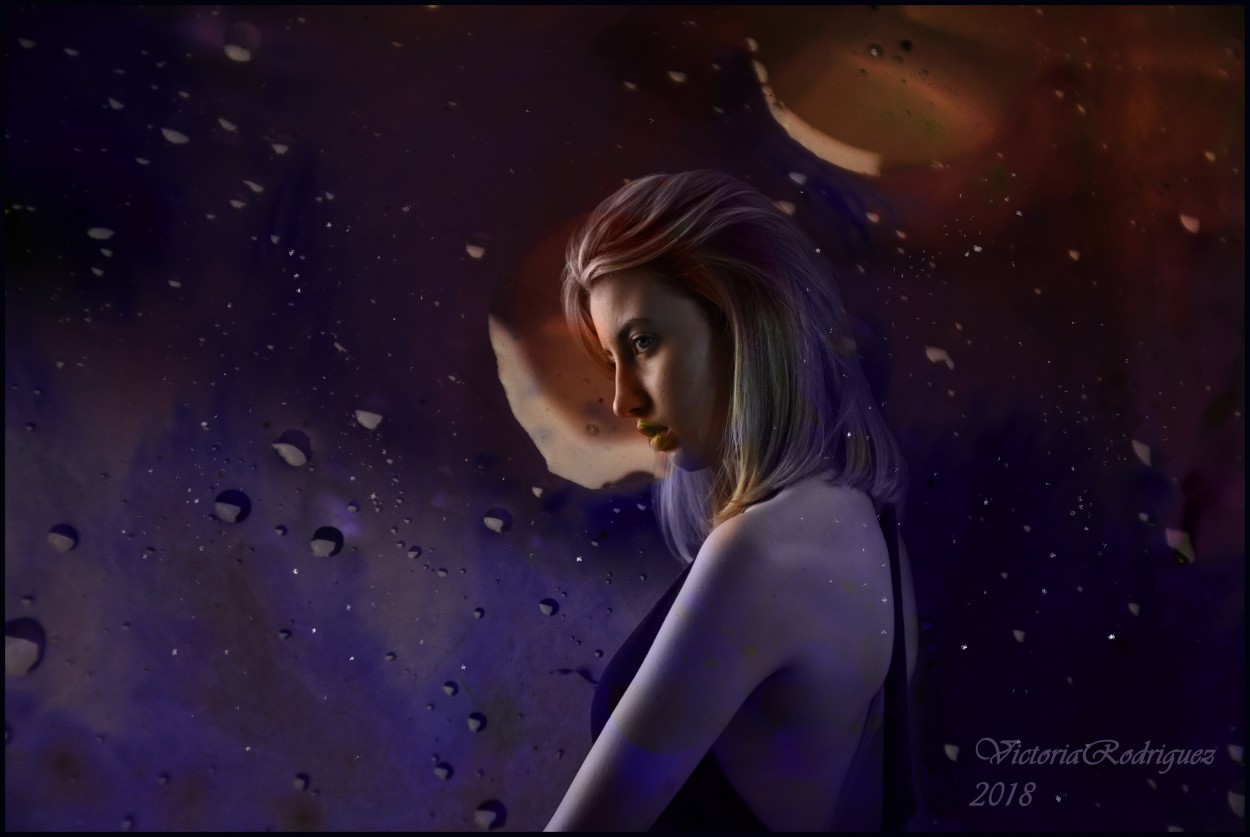 "Lluvia de estrellas." de Victoria Elisa Rodriguez