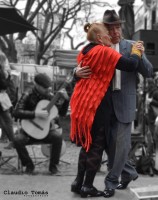 Bailando el tango en San Telmo