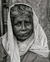 Mujer pidiendo (la India)
